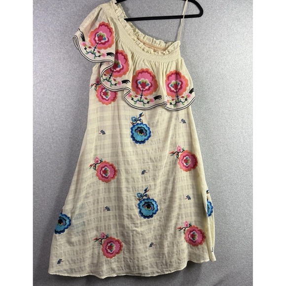 Anthropologie Dresses & Skirts - Anthropologie Plenty by Tracy Reese Embroidered One Shoulder Dress Size XS